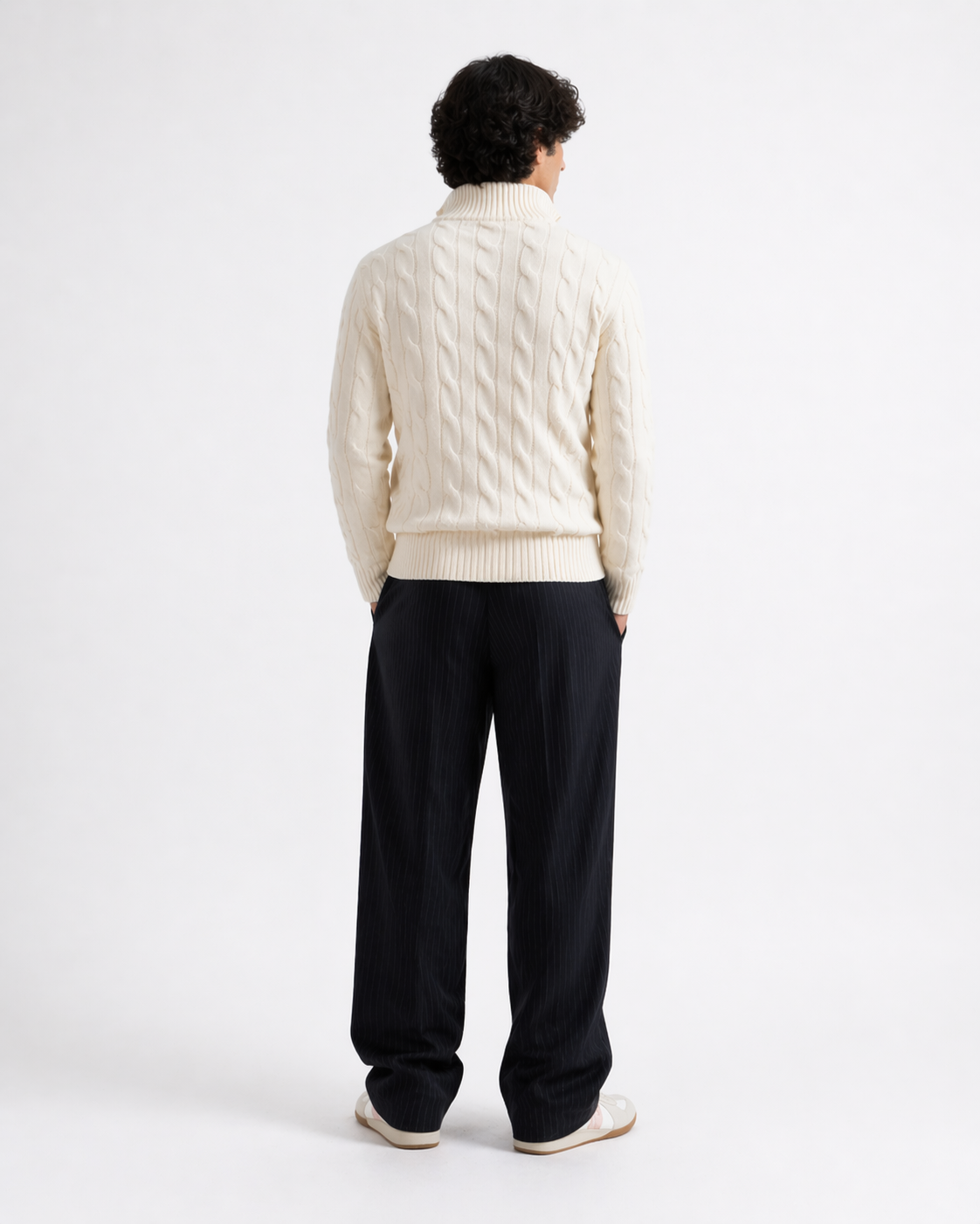 Belmont Half-Zip – Ivory
