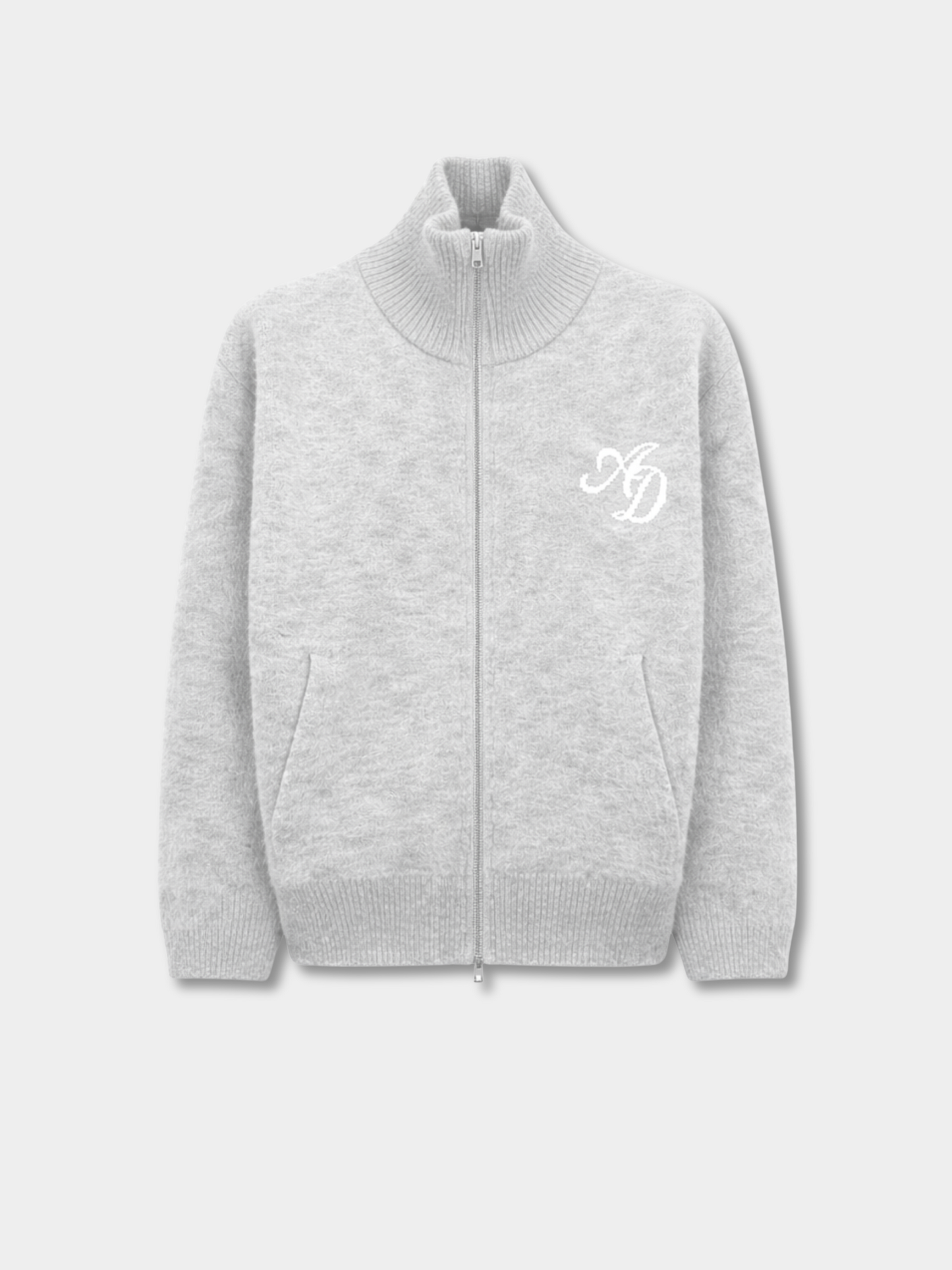 ALTIER MOHAIR FULL-ZIP