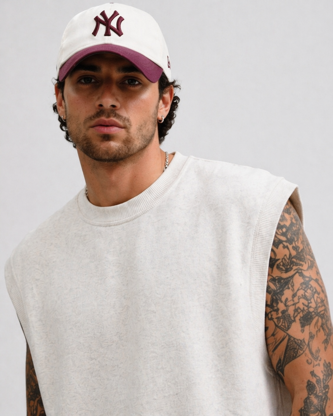 Harrington Vest – Off White