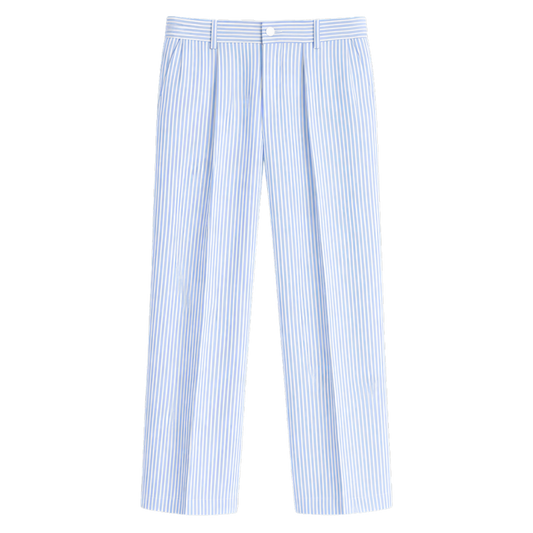 Linen Striped Pants